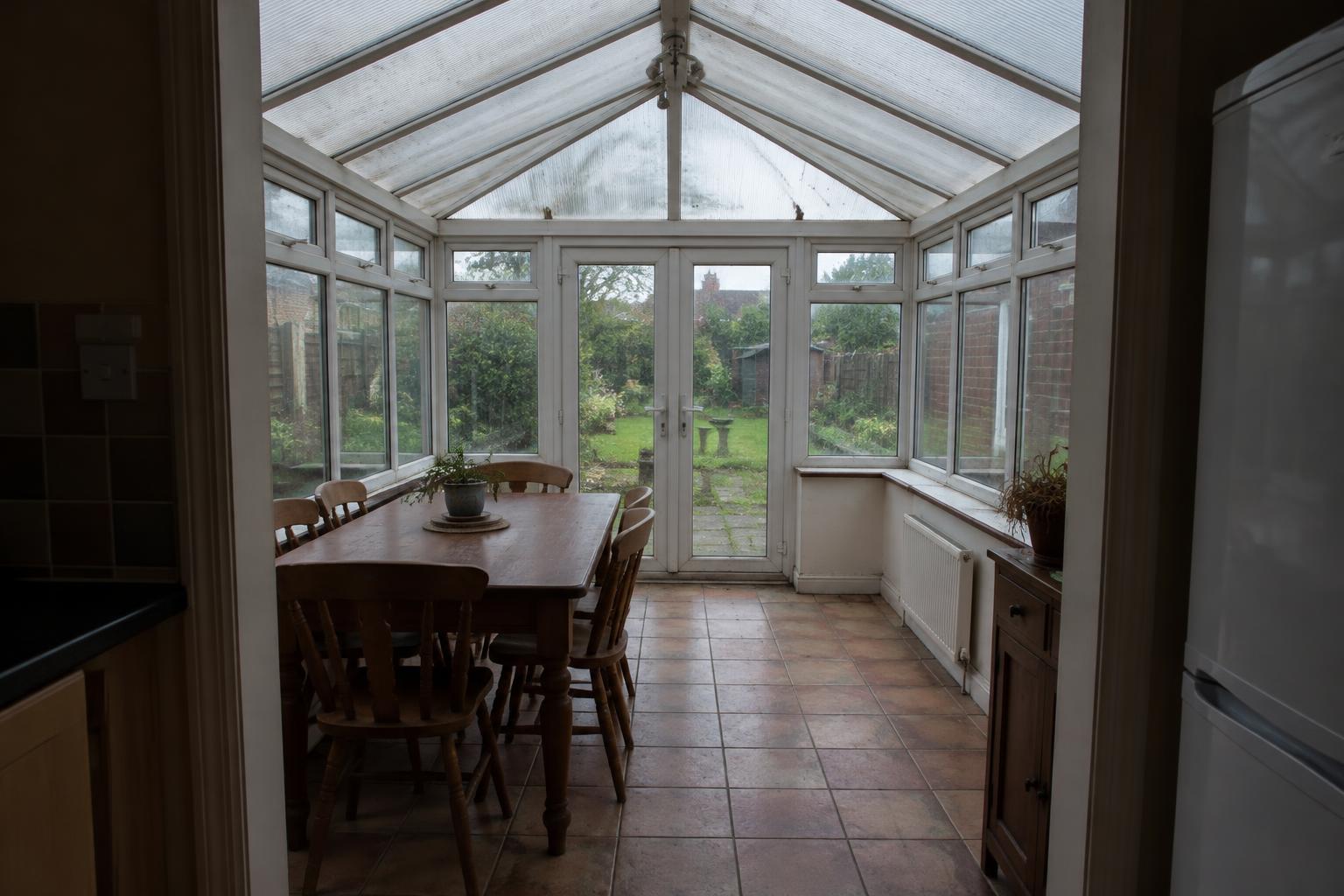 Dated conservatory before renovation inspiration